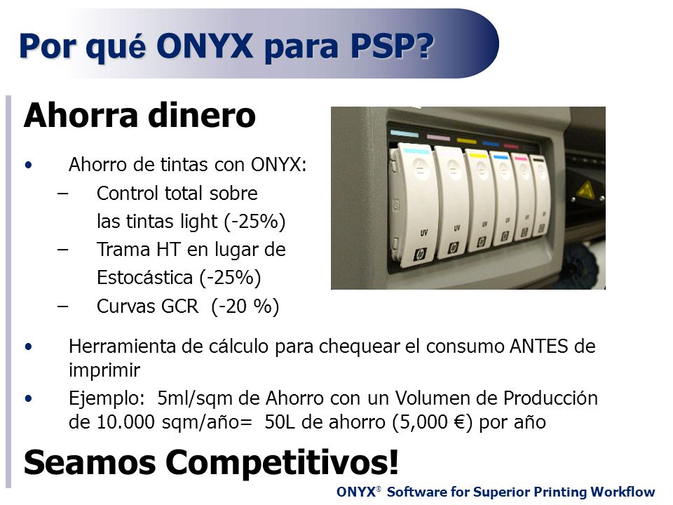 Por qué ONYX para PSP Ahorra dinero Seamos Competitivos!