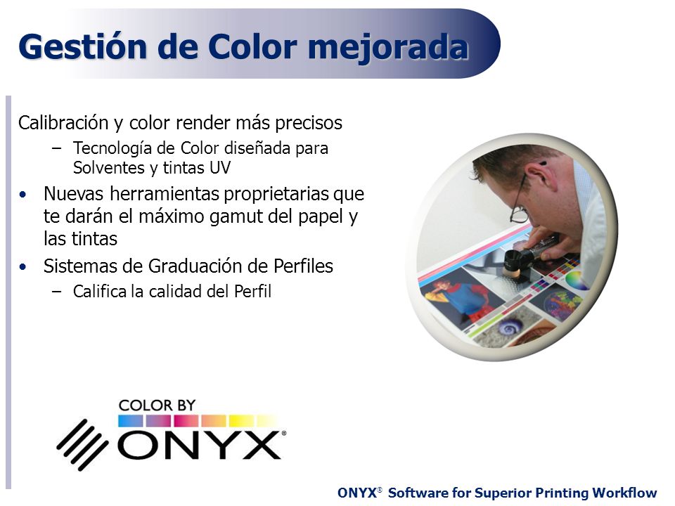 Gestión de Color mejorada