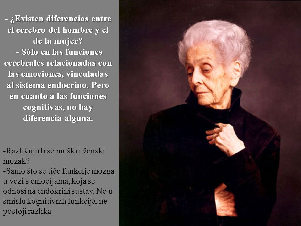 - ¿Existen diferencias entre el cerebro del hombre y el de la mujer