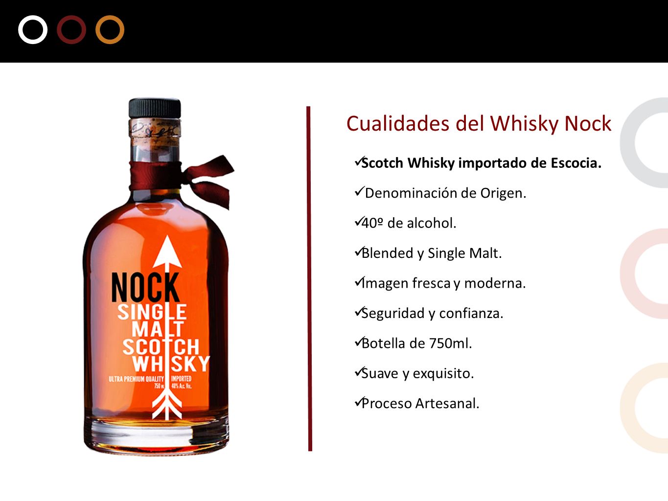 Cualidades del Whisky Nock