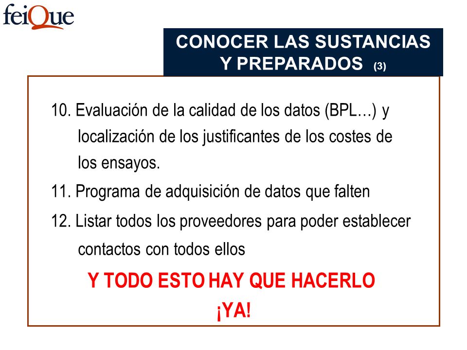 CONOCER LAS SUSTANCIAS Y PREPARADOS (3) Y TODO ESTO HAY QUE HACERLO