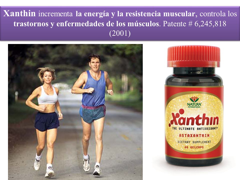 Xanthin incrementa la energía y la resistencia muscular, controla los trastornos y enfermedades de los músculos.