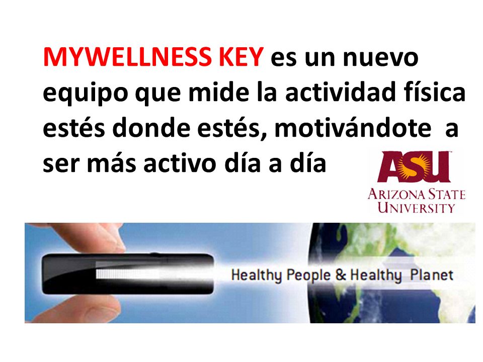 MYWELLNESS KEY es un nuevo equipo que mide la actividad física estés donde estés, motivándote a ser más activo día a día