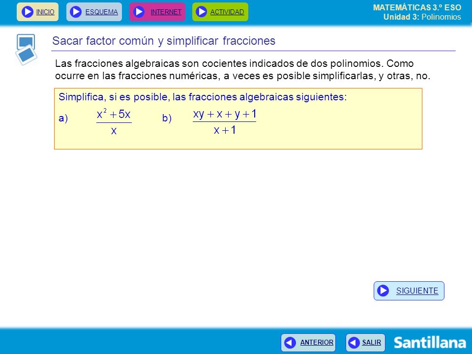 MATEMÁTICAS 3.º ESO Unidad 3: Polinomios - ppt video online descargar