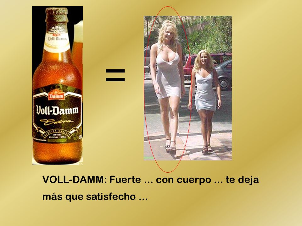 = VOLL-DAMM: Fuerte ... con cuerpo ... te deja más que satisfecho ...