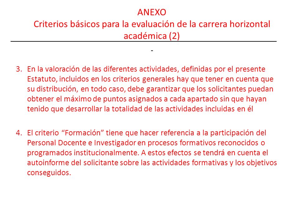 ANEXO Criterios básicos para la evaluación de la carrera horizontal académica (2)
