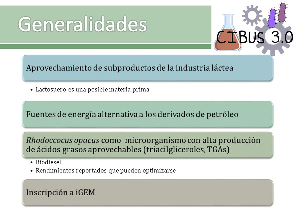 Generalidades Aprovechamiento de subproductos de la industria láctea