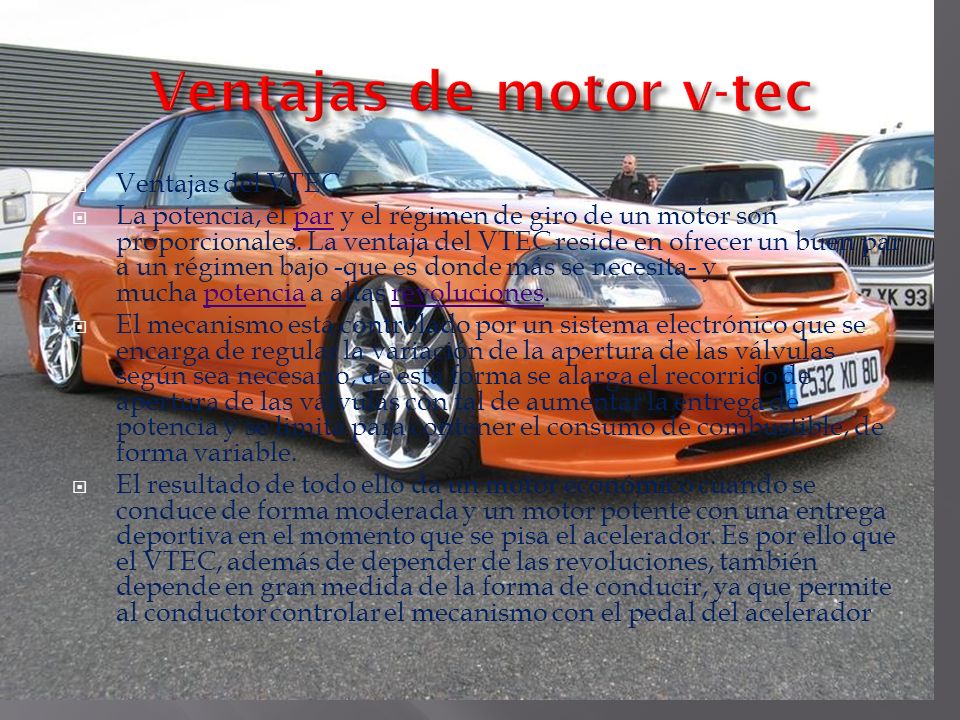 Ventajas de motor v-tec