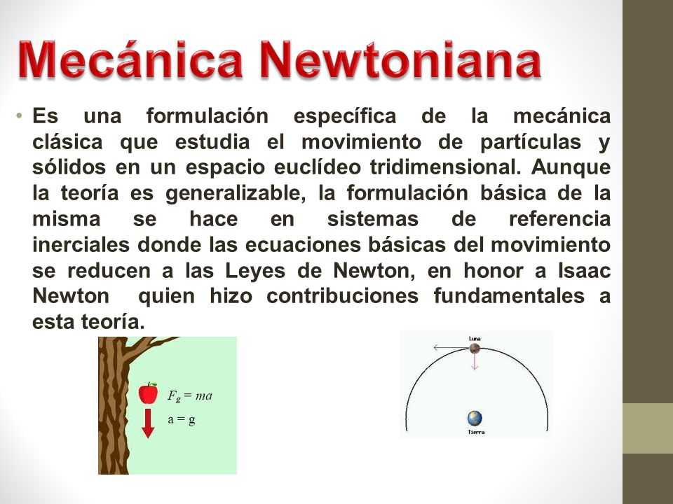 Mecánica Newtoniana