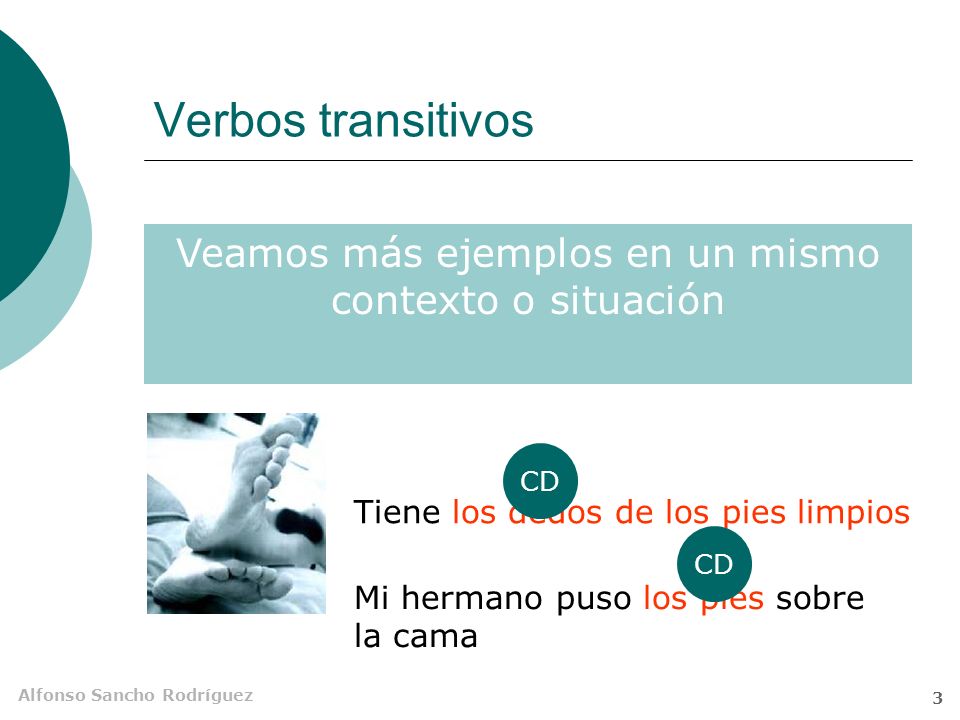 Veamos más ejemplos en un mismo contexto o situación