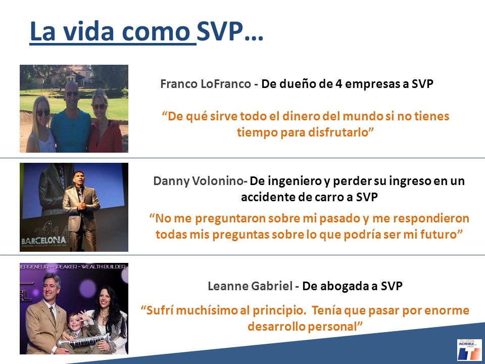 La vida como SVP… Franco LoFranco - De dueño de 4 empresas a SVP