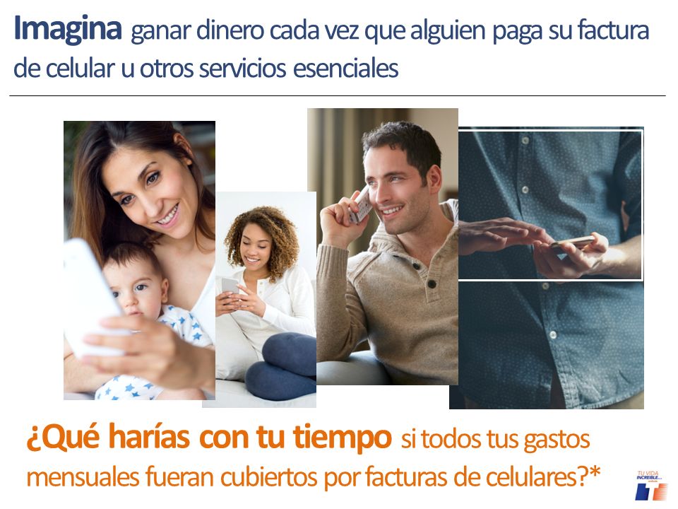 Imagina ganar dinero cada vez que alguien paga su factura de celular u otros servicios esenciales