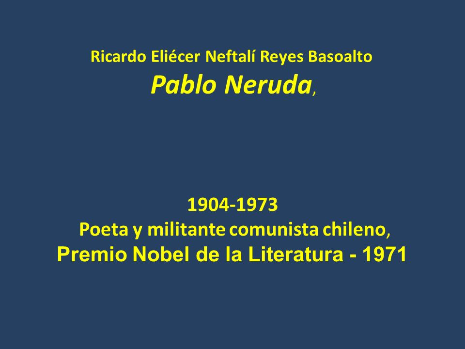 Premio Nobel de la Literatura