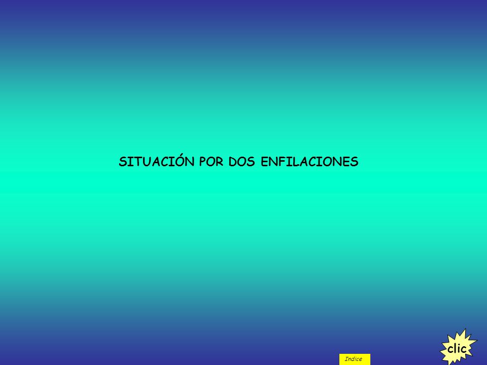 SITUACIÓN POR DOS ENFILACIONES