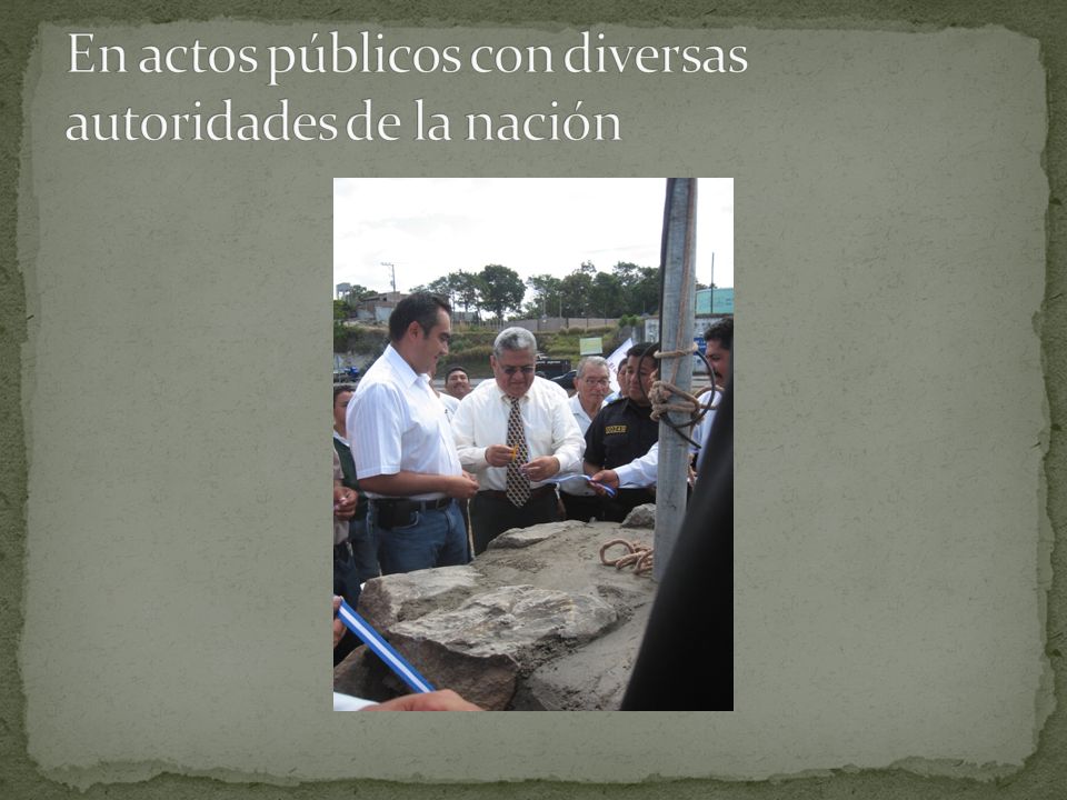 En actos públicos con diversas autoridades de la nación