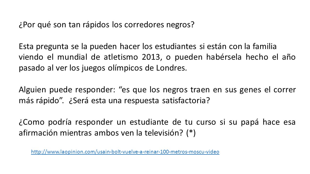 ¿Por qué son tan rápidos los corredores negros