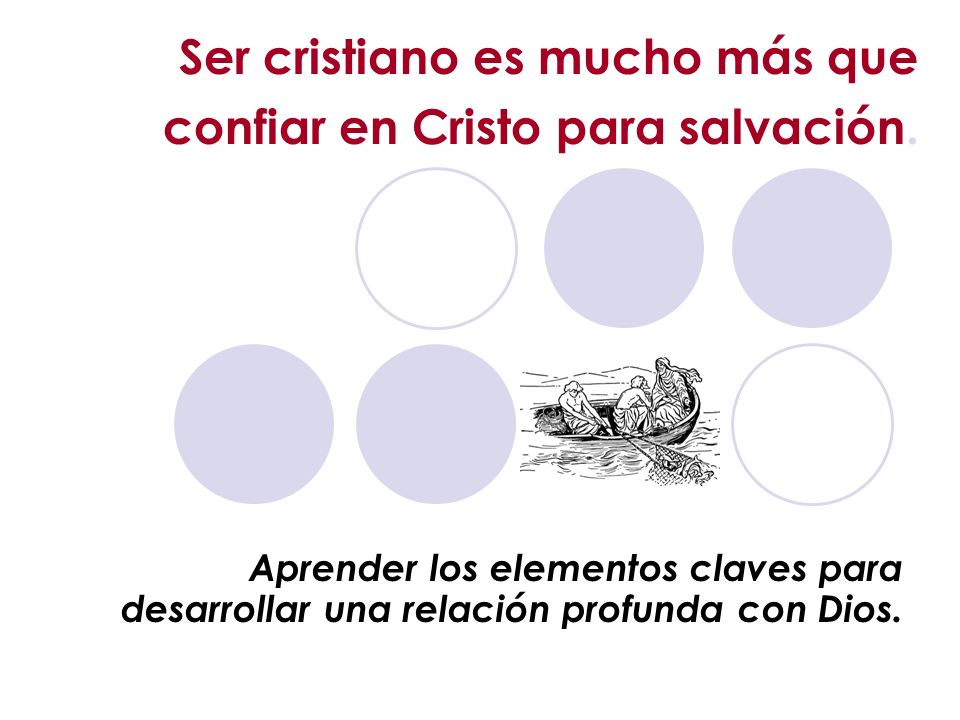 Ser cristiano es mucho más que confiar en Cristo para salvación.