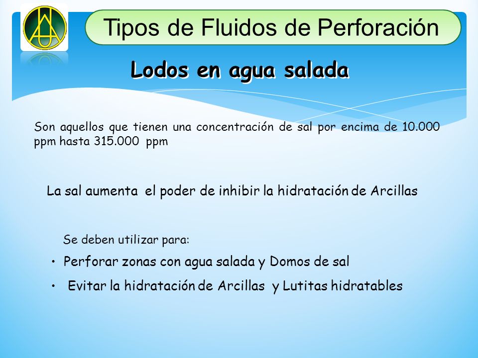 Tipos de Fluidos de Perforación
