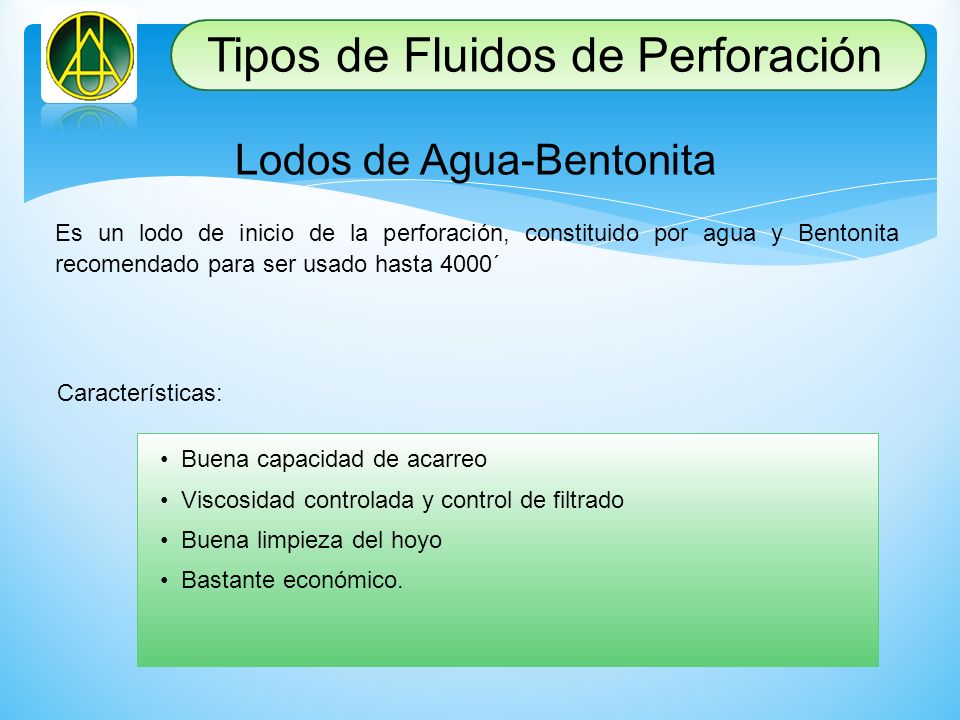 Tipos de Fluidos de Perforación