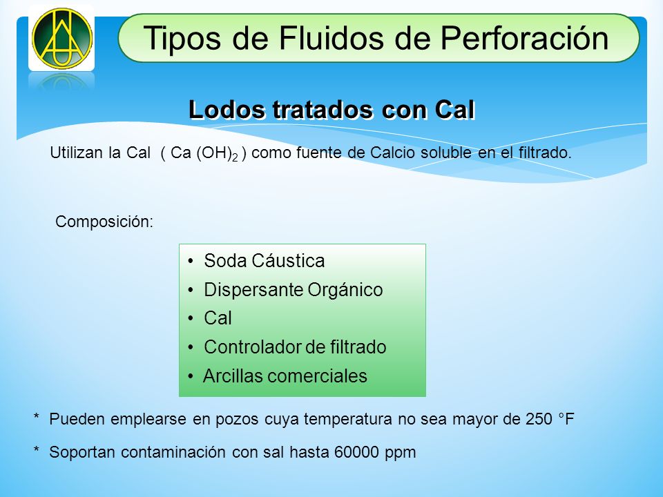 Tipos de Fluidos de Perforación