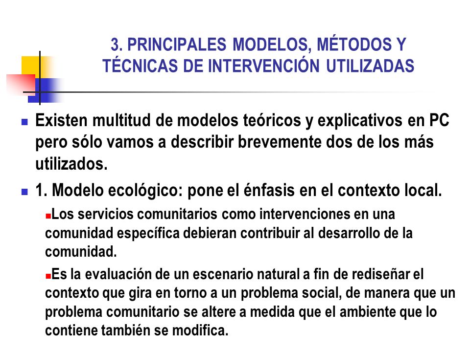 TEMA 7 PSICOLOGÍA COMUNITARIA Y DE LOS SERVICIOS SOCIALES - ppt descargar