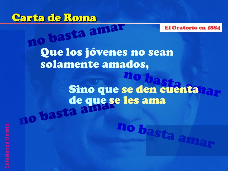 no basta amar no basta amar no basta amar no basta amar Carta de Roma