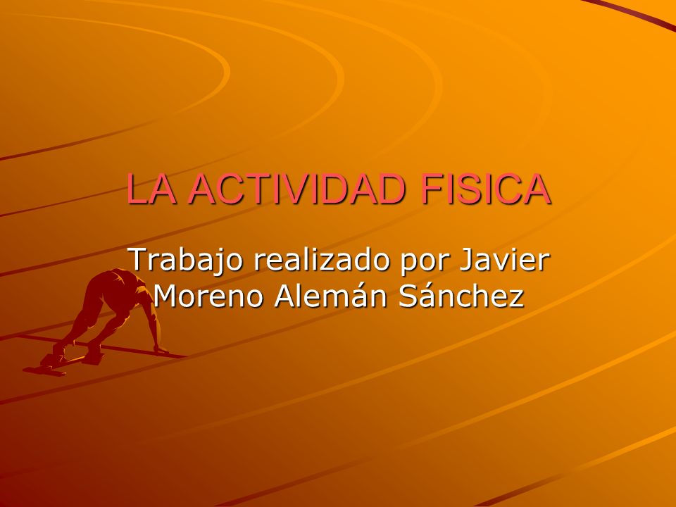 Trabajo realizado por Javier Moreno Alemán Sánchez