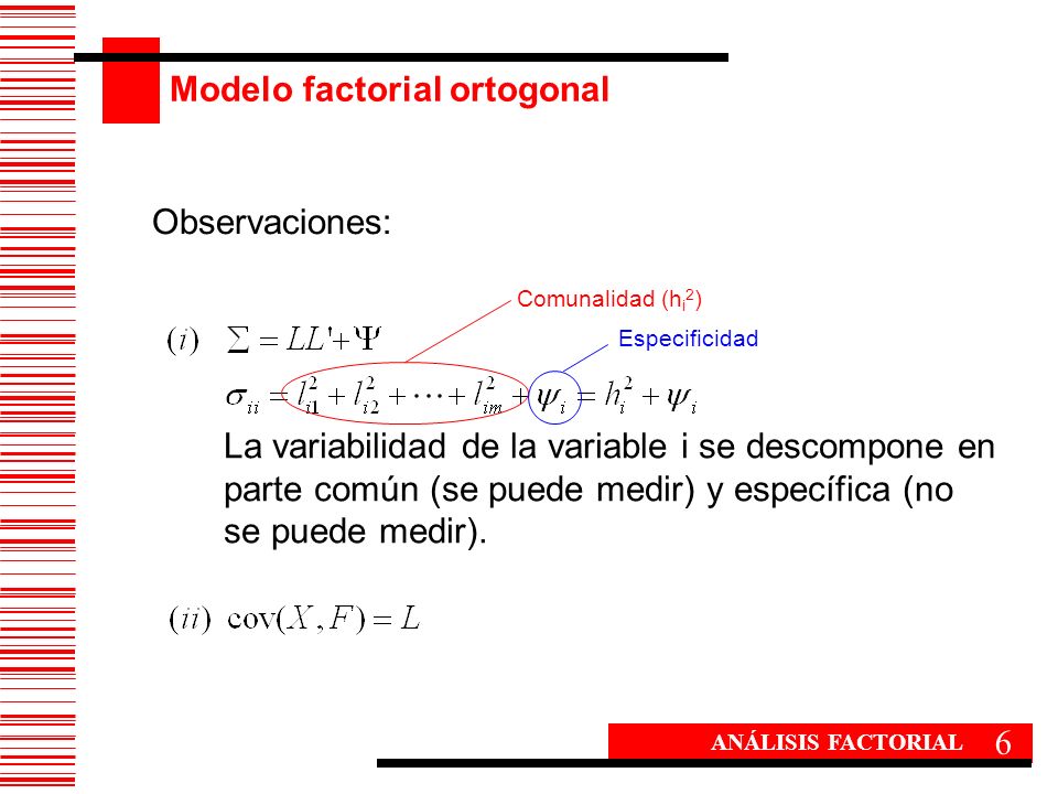 Modelo factorial ortogonal