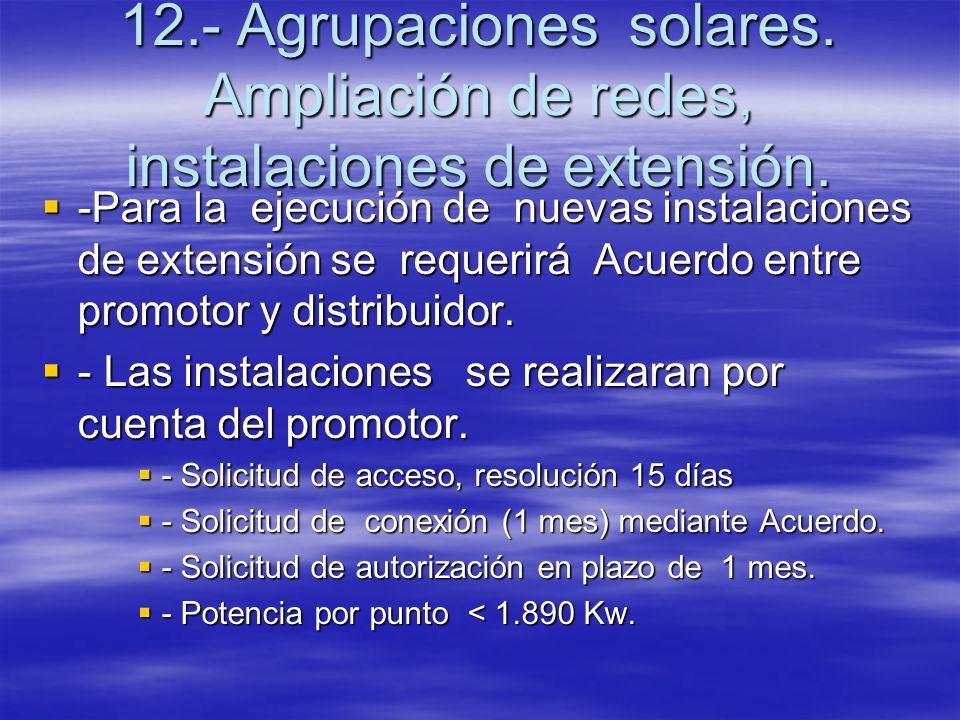 12. - Agrupaciones solares