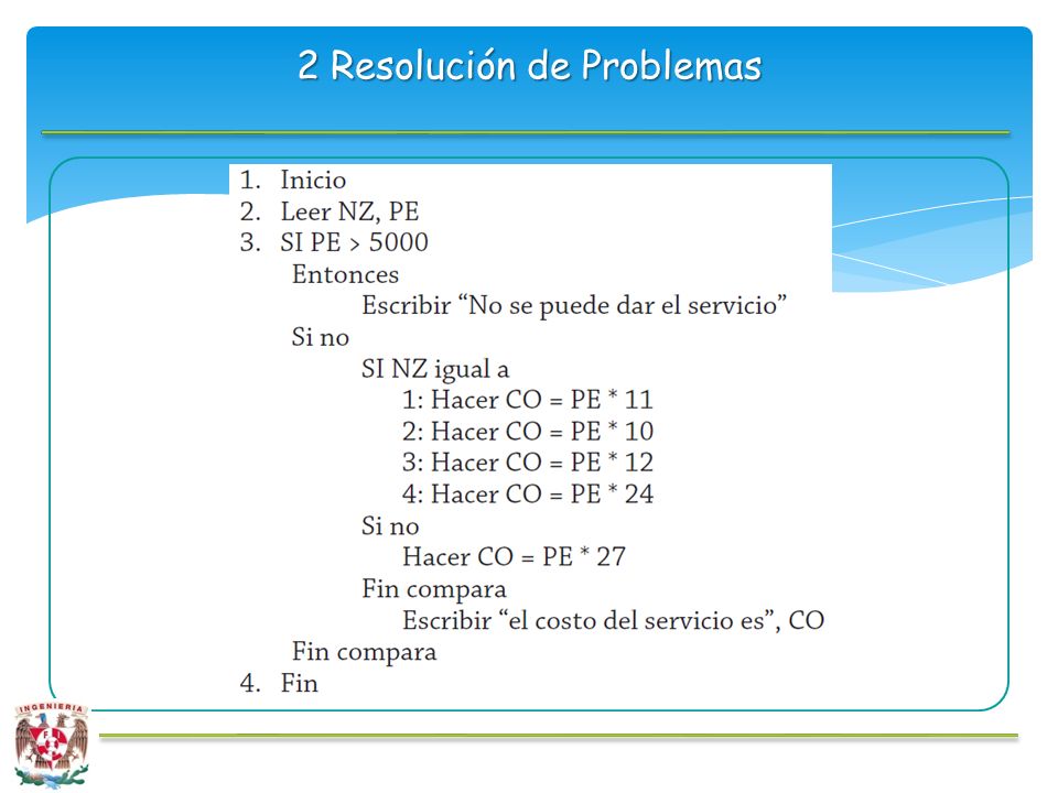 2 Resolución de Problemas