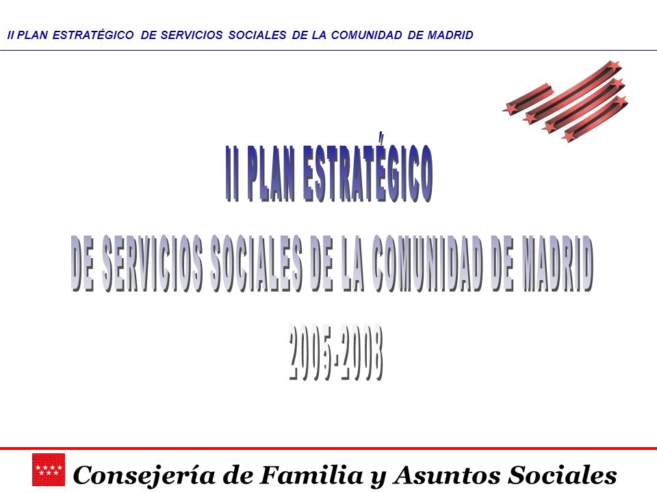 DE SERVICIOS SOCIALES DE LA COMUNIDAD DE MADRID