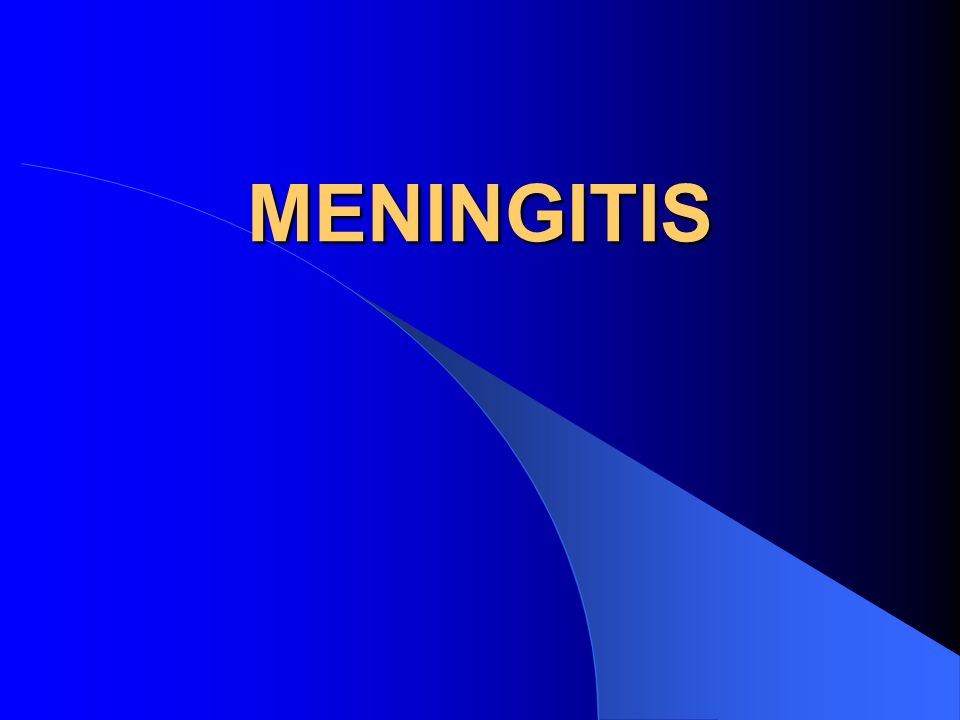 MENINGITIS