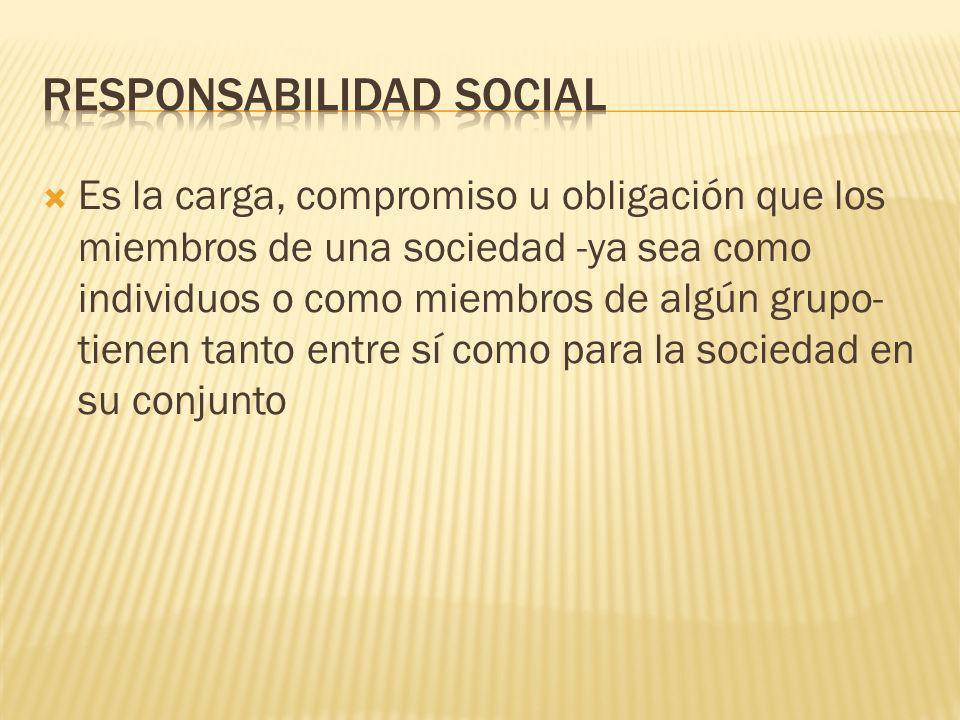RESPONSABILIDAD SOCIAL