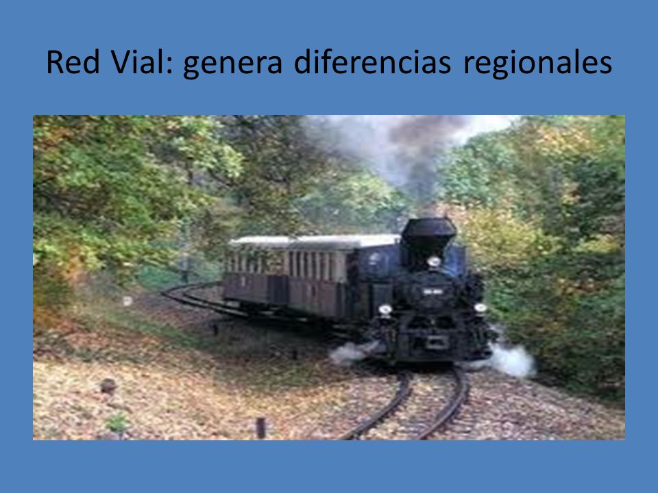 Red Vial: genera diferencias regionales