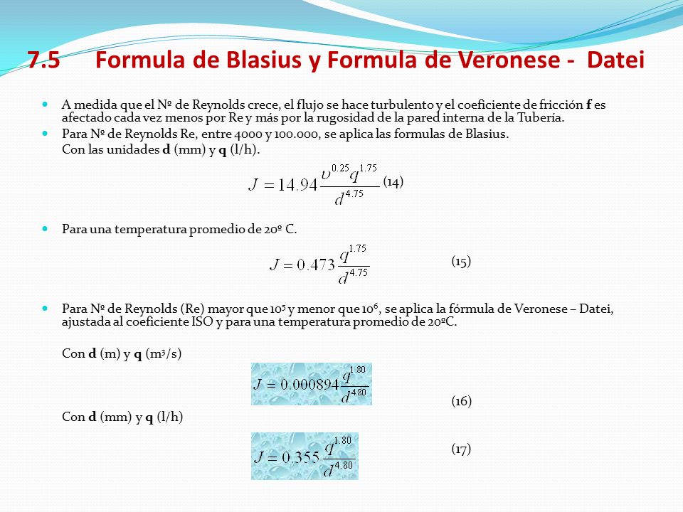7.5 Formula de Blasius y Formula de Veronese - Datei