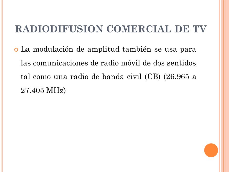 RADIODIFUSION COMERCIAL DE TV