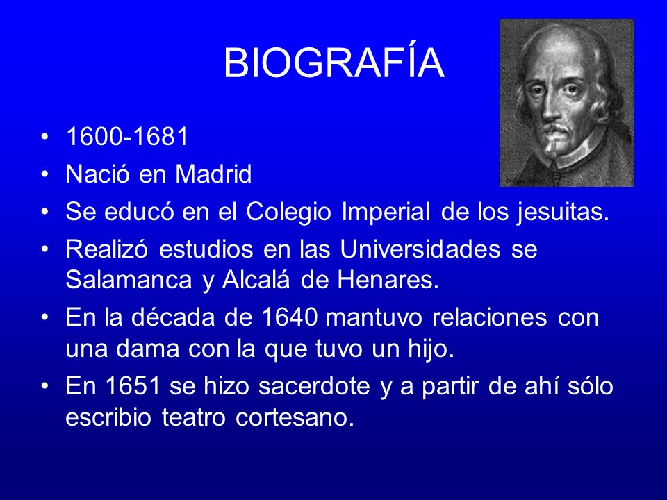 BIOGRAFÍA Nació en Madrid