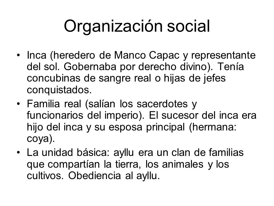 Organización social