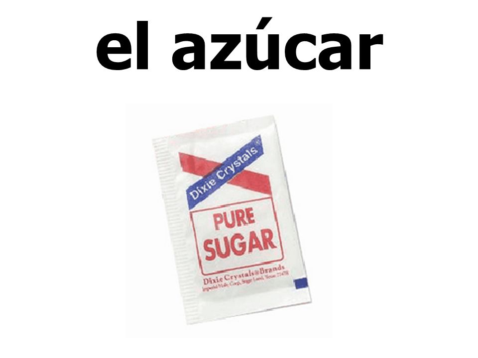 el azúcar