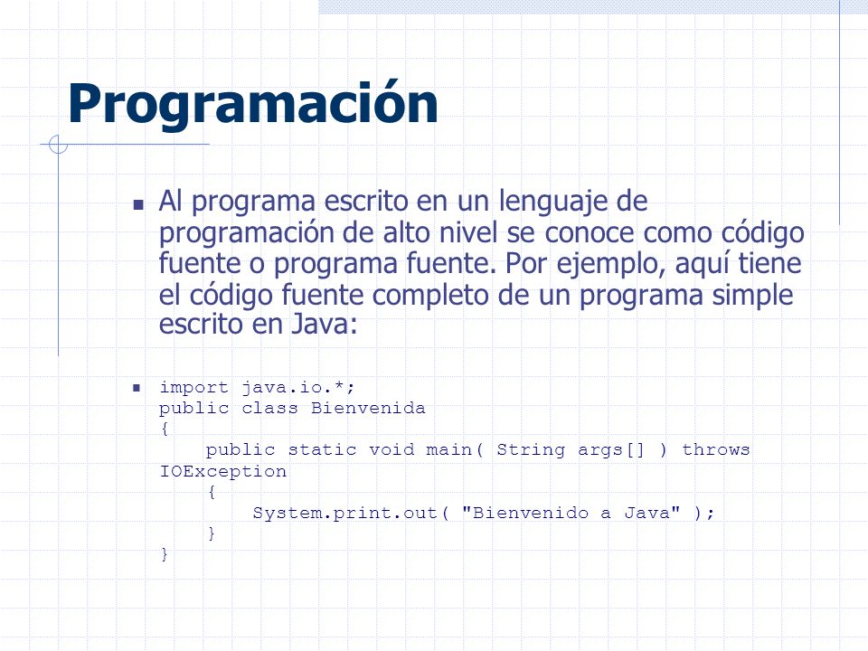 Programación