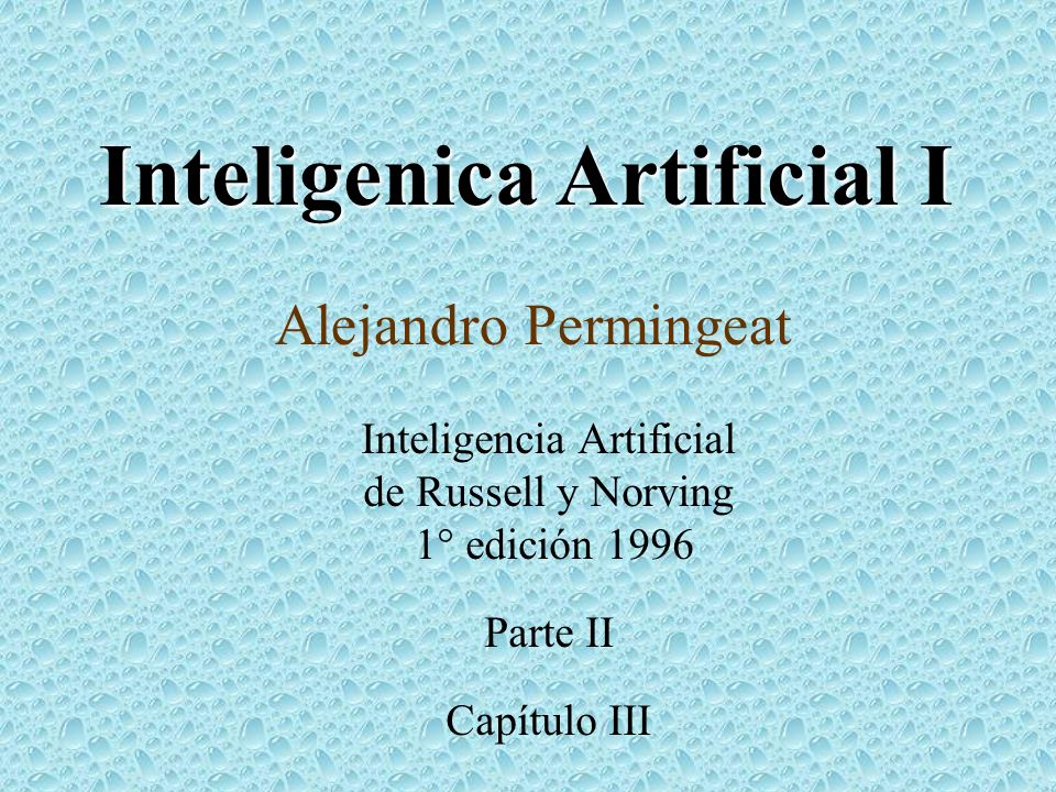 Inteligencia Artificial