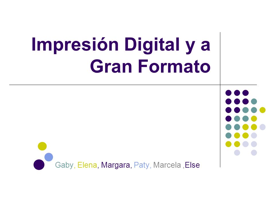 Impresión Digital y a Gran Formato
