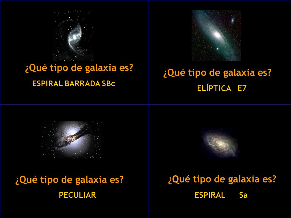 ¿Qué tipo de galaxia es ¿Qué tipo de galaxia es