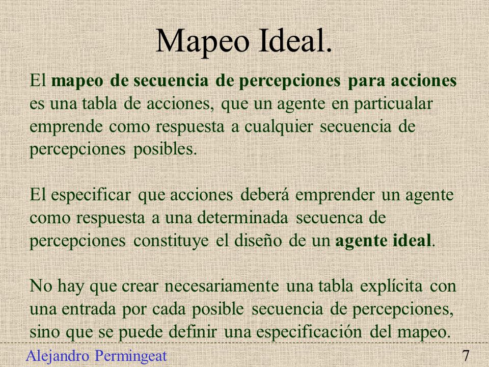 Mapeo Ideal.