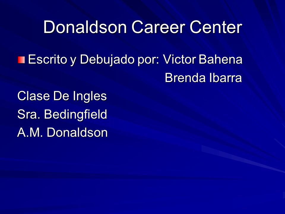 Donaldson Career Center