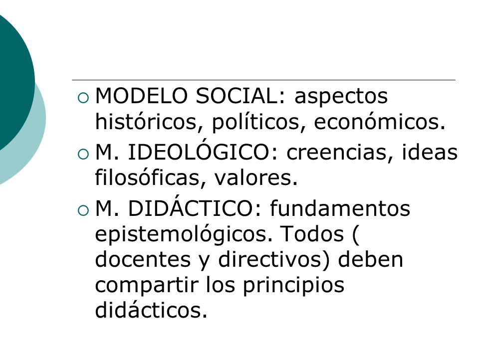 MODELO SOCIAL: aspectos históricos, políticos, económicos.