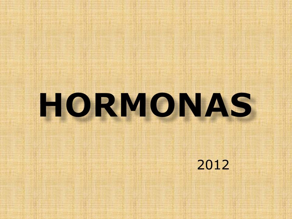 HORMONAS 2012
