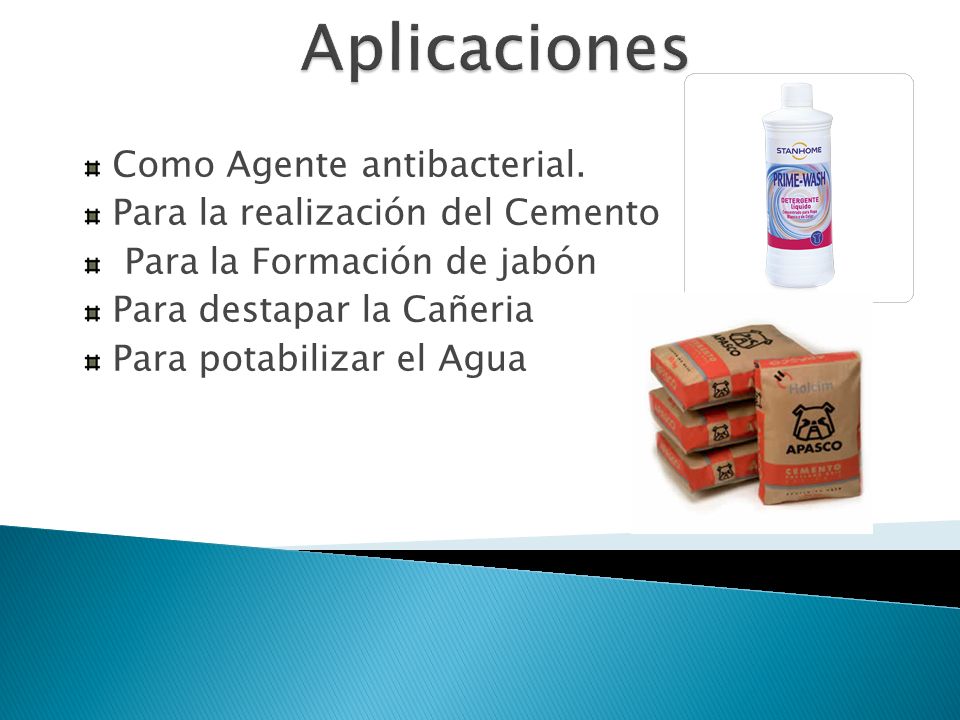 Aplicaciones Como Agente antibacterial.
