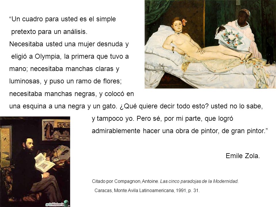 Un cuadro para usted es el simple pretexto para un análisis.