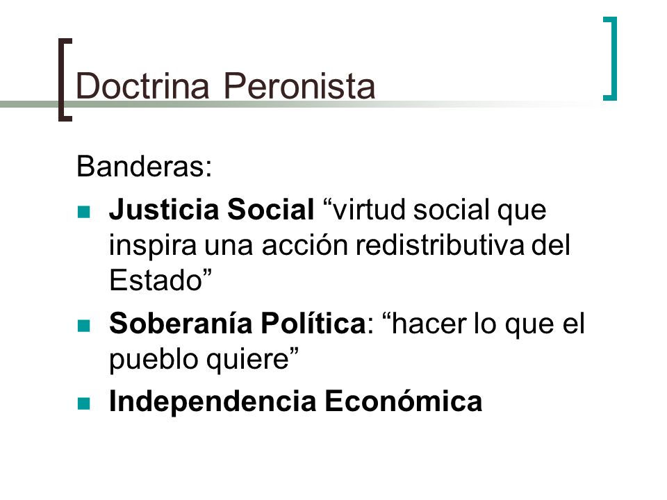 Doctrina Peronista Banderas:
